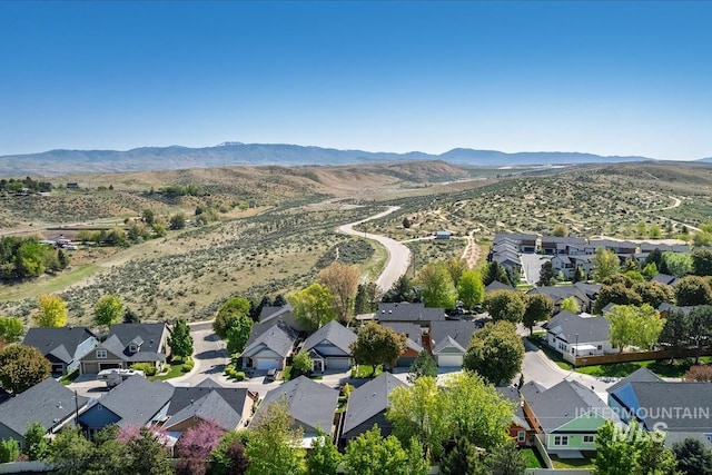 2249 N Eagle Creek Ln, Eagle, ID 83616 - aerial perspective of suburban area featuring a mountain backdrop