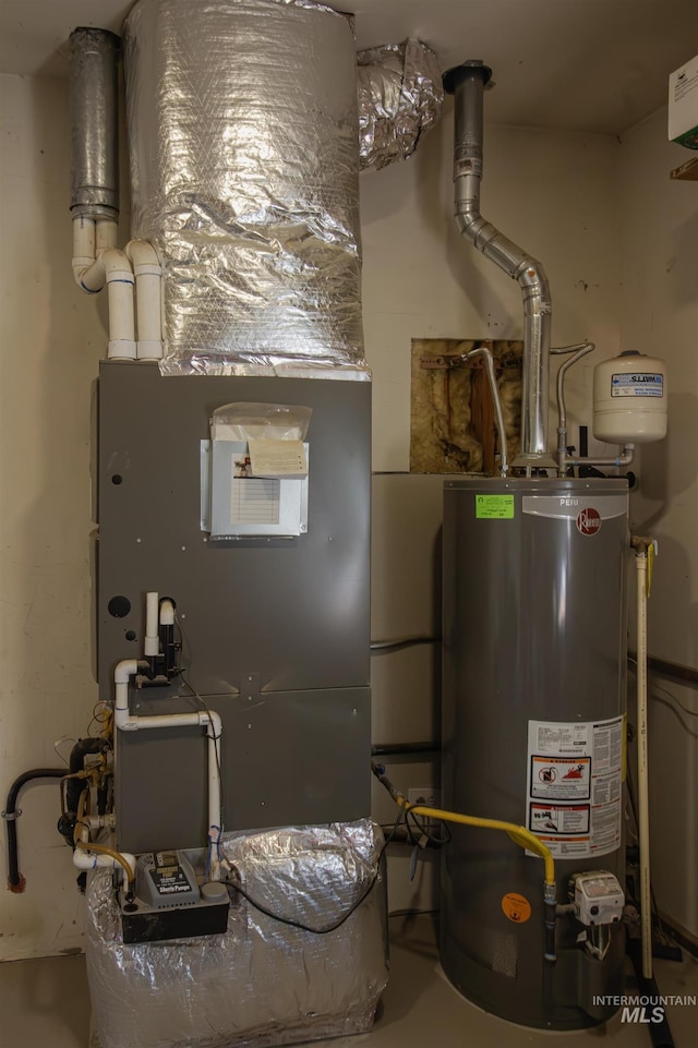 utilities featuring water heater