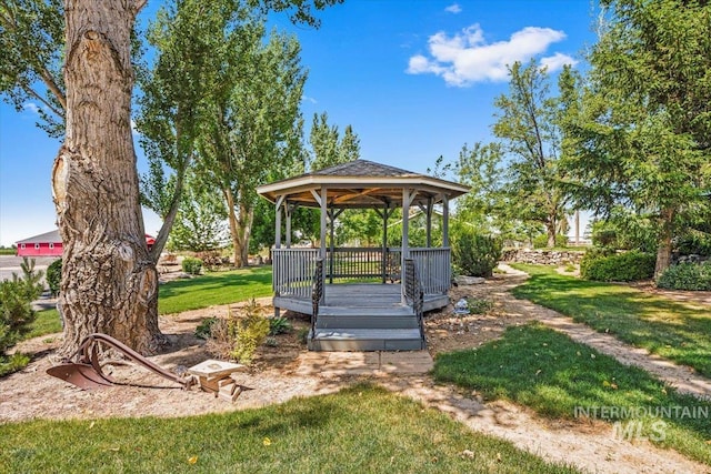7425 Robinson Rd, Kuna, ID 83634 - view of green lawn featuring a gazebo