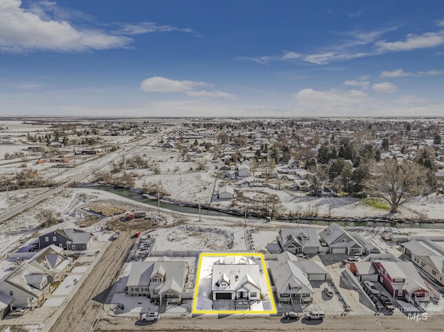 922 Victory Dr, Gooding, ID 83330 - birds eye view of property with a residential view