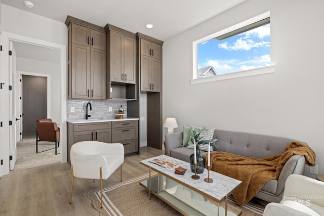 6920 N Spencer Way, Meridian, ID 83646 - living room with light wood-type flooring and recessed lighting