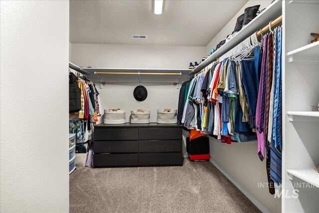 4447 W Everest St, Meridian, ID 83646 - walk in closet featuring carpet floors and visible vents