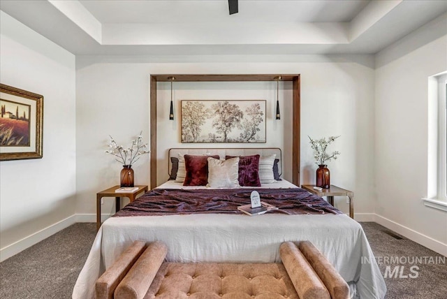 3160 Crescent Moon Rd, Twin Falls, ID 83301 - bedroom with carpet flooring and a tray ceiling
