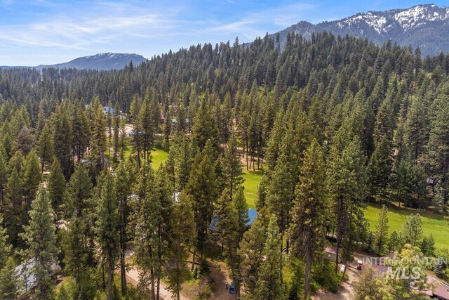 14 Sunrise Dr, Garden Valley, ID 83622 - view of mountain feature featuring a wooded view