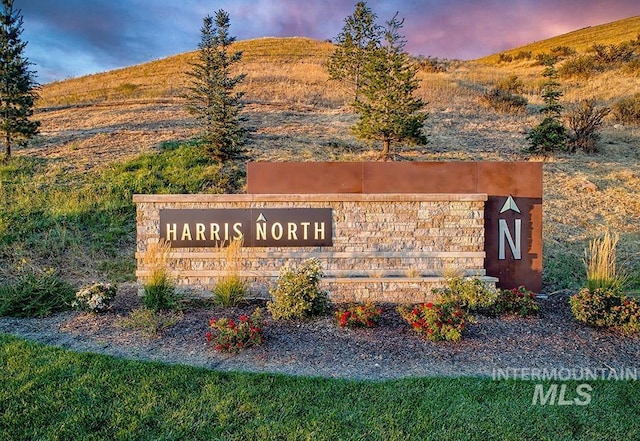 5557 E Hootowl Dr, Boise, ID 83716 - community / neighborhood sign with a mountain view