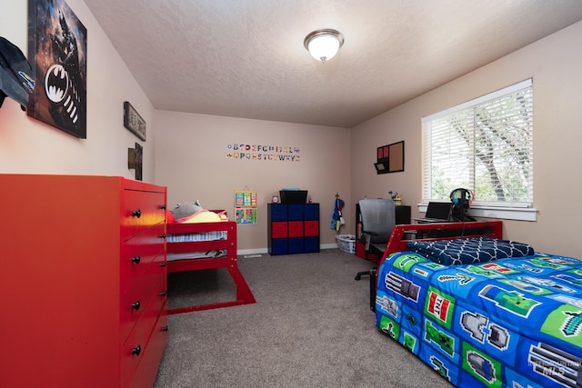 6524 S Derbyshire Ave, Boise, ID 83709 - bedroom featuring carpet flooring, a textured ceiling, and baseboards
