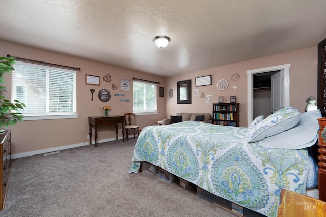 6524 S Derbyshire Ave, Boise, ID 83709 - bedroom featuring carpet, baseboards, and a textured ceiling