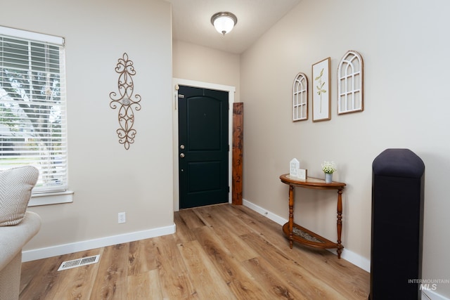 6524 S Derbyshire Ave, Boise, ID 83709 - foyer entrance featuring baseboards and light wood finished floors