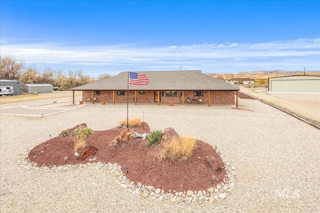 view of ranch-style home