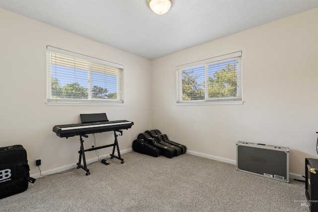1934 N Cribbens St, Boise, ID 83713 - misc room with heating unit, carpet floors, and plenty of natural light