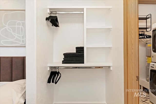 view of closet