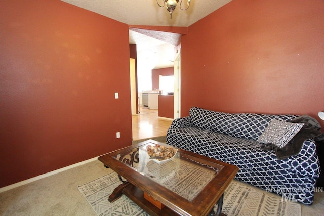16696 Snowgoose St, Nampa, ID 83687 - living room featuring baseboards and carpet flooring