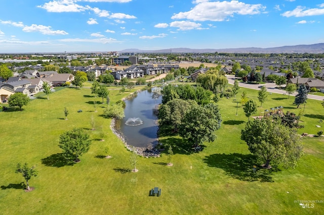 2679 S Tristram Way, Meridian, ID 83642 - aerial perspective of suburban area with a water and mountain view