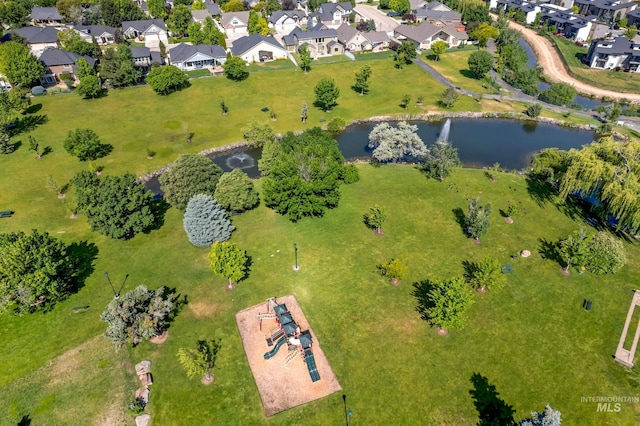 2679 S Tristram Way, Meridian, ID 83642 - aerial view of residential area with a large body of water
