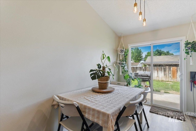 3318 E Princess Amy Ct, Nampa, ID 83687 - dining space with light wood finished floors and a textured ceiling