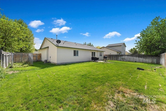 3318 E Princess Amy Ct, Nampa, ID 83687 - rear view of house with central AC unit and a patio area