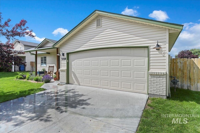 3318 E Princess Amy Ct, Nampa, ID 83687 - ranch-style house featuring an attached garage