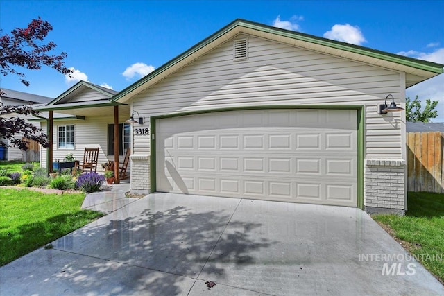 3318 E Princess Amy Ct, Nampa, ID 83687 - ranch-style home with a garage