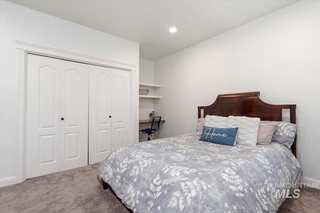 1512 E Rivers End Ct, Eagle, ID 83616 - carpeted bedroom with a closet and recessed lighting