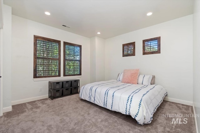 1512 E Rivers End Ct, Eagle, ID 83616 - bedroom featuring carpet floors and recessed lighting