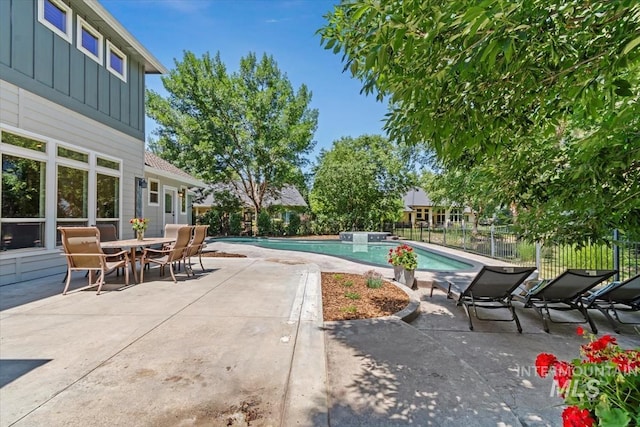 1512 E Rivers End Ct, Eagle, ID 83616 - view of swimming pool with a patio area