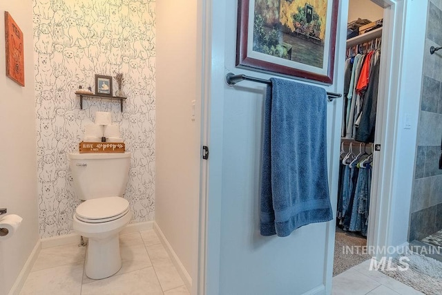 150 Cayuse Creek Dr, Kimberly, ID 83341 - bathroom with a spacious closet and tile patterned flooring