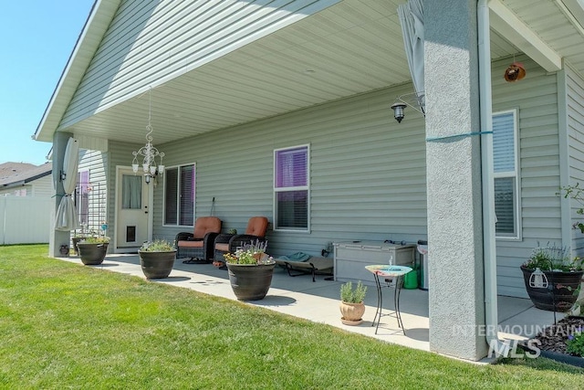 150 Cayuse Creek Dr, Kimberly, ID 83341 - rear view of house with a patio area