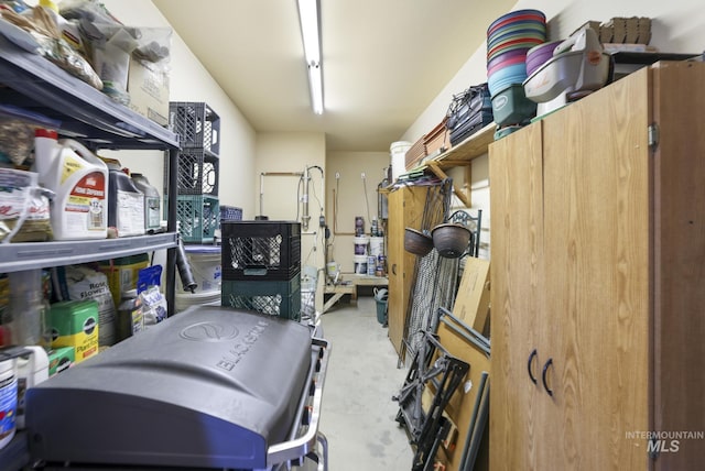 view of storage