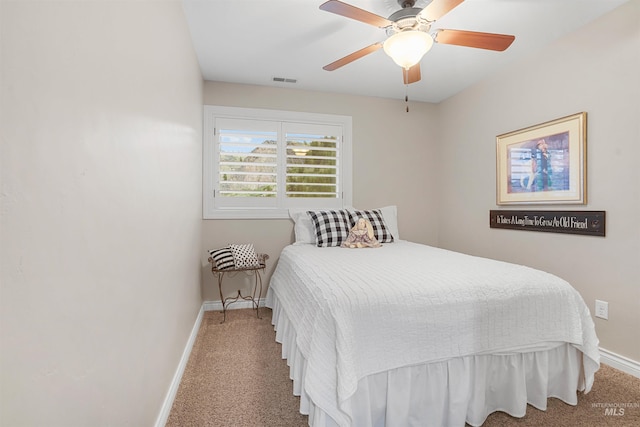 9 Autumn Blaze Ln, Salmon, ID 83467 - carpeted bedroom featuring baseboards and a ceiling fan