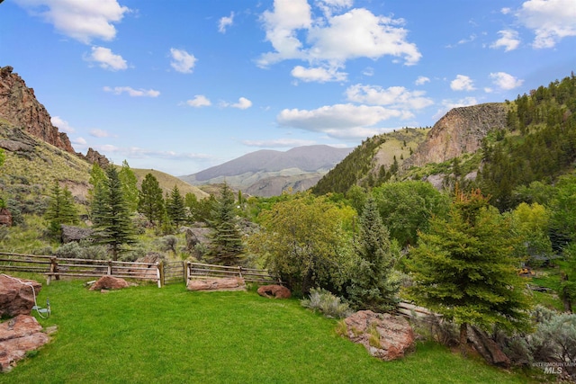 9 Autumn Blaze Ln, Salmon, ID 83467 - view of yard with a mountain view