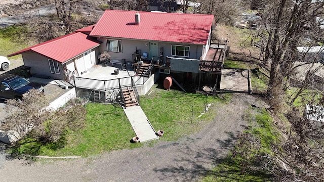 drone / aerial view