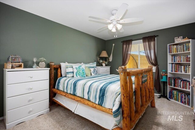 323 W 100 N, Jerome, ID 83338 - carpeted bedroom with ceiling fan