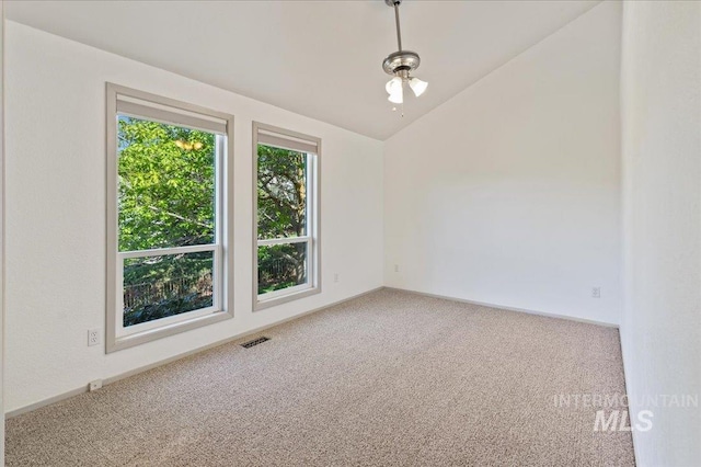 1909 E Roanoke Dr, Boise, ID 83712 - carpeted empty room featuring lofted ceiling