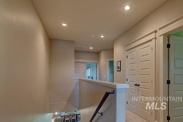 1878 W Sheep Hill Ct, Meridian, ID 83646 - stairway featuring recessed lighting