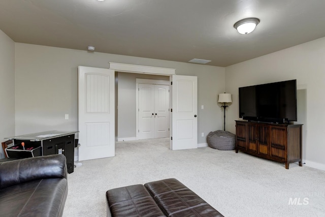 12507 N Humphreys Way, Boise, ID 83714 - living area featuring carpet floors and baseboards