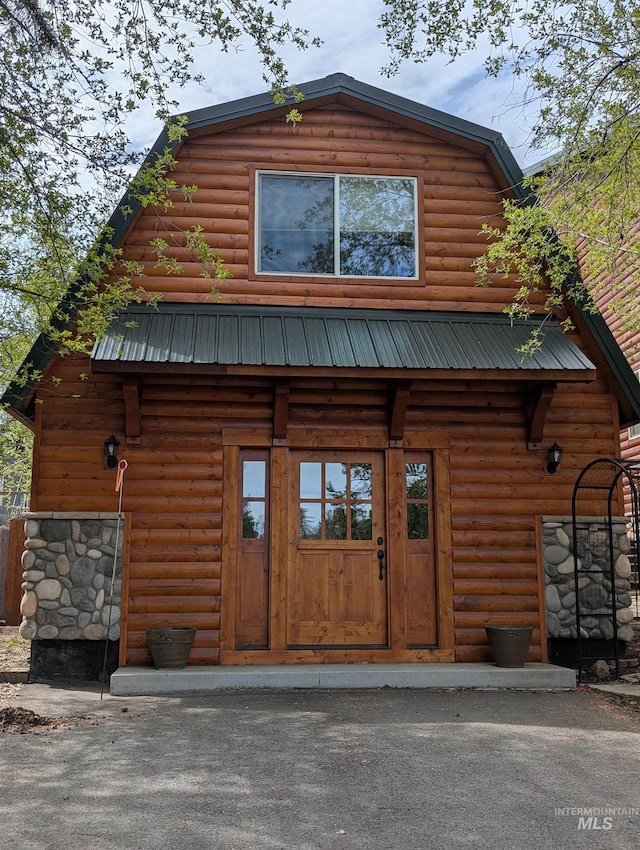 911 Davis, Mccall, ID 83638 - view of front of house with metal roof