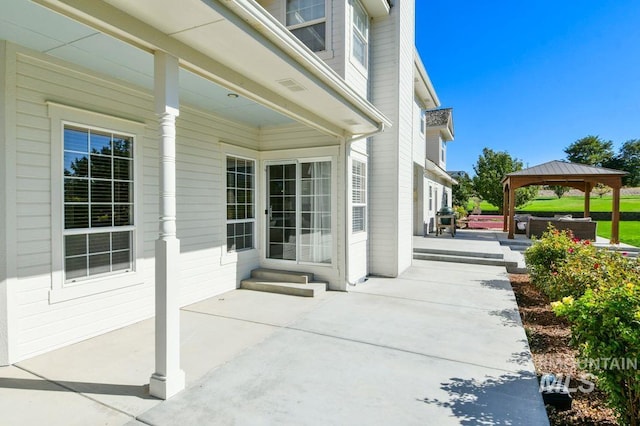 8344 Partridge Dr, Nampa, ID 83686 - view of patio with a gazebo