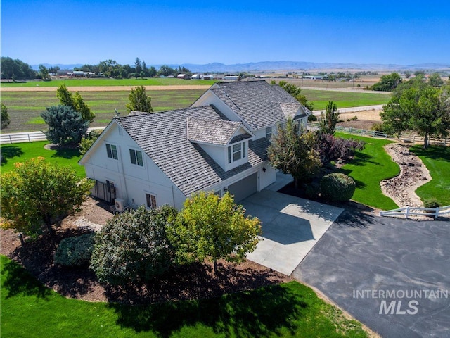 8344 Partridge Dr, Nampa, ID 83686 - birds eye view of property featuring a rural view