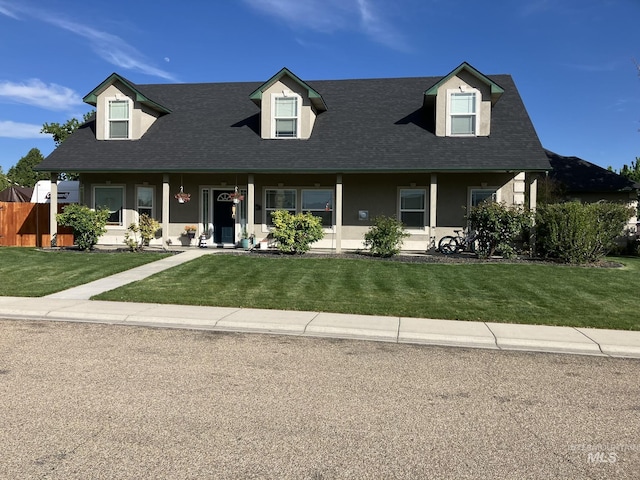 11565 W Zachery Ave, Nampa, ID 83651 - cape cod home featuring a porch and roof with shingles