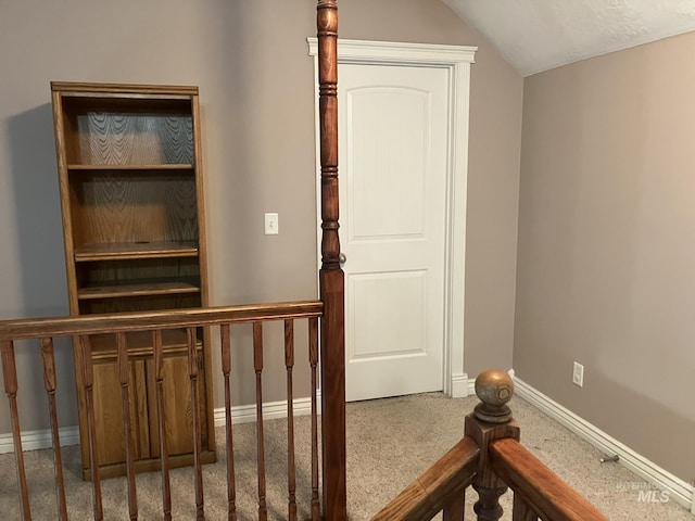 11565 W Zachery Ave, Nampa, ID 83651 - corridor with lofted ceiling, baseboards, and carpet flooring