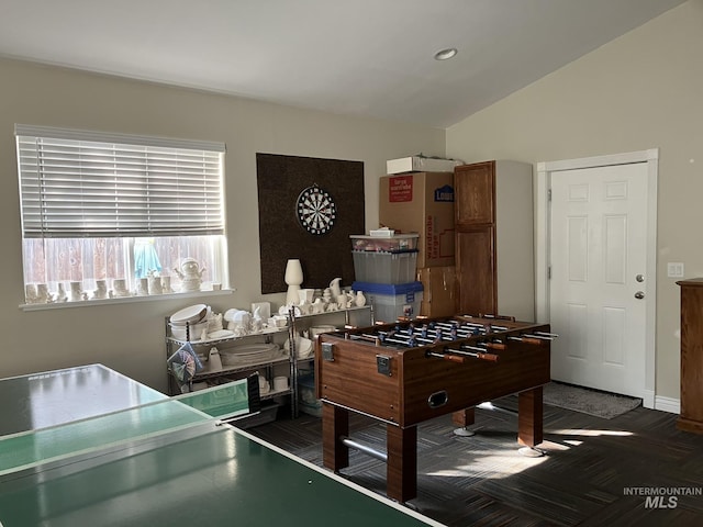 11565 W Zachery Ave, Nampa, ID 83651 - game room featuring vaulted ceiling