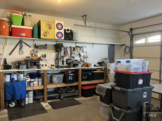 11565 W Zachery Ave, Nampa, ID 83651 - garage featuring a workshop area and electric panel