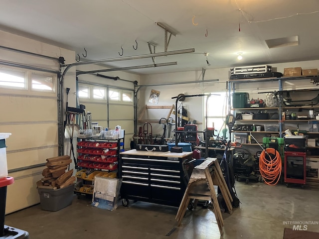 11565 W Zachery Ave, Nampa, ID 83651 - garage featuring a workshop area