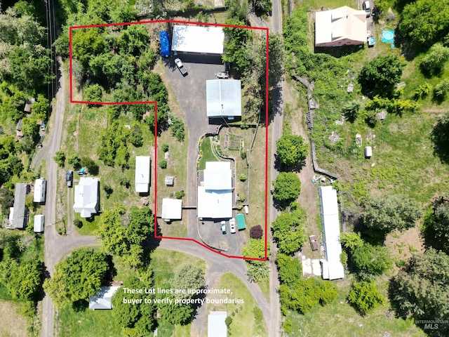 415 W Howard St, Peck, ID 83545 - bird's eye view