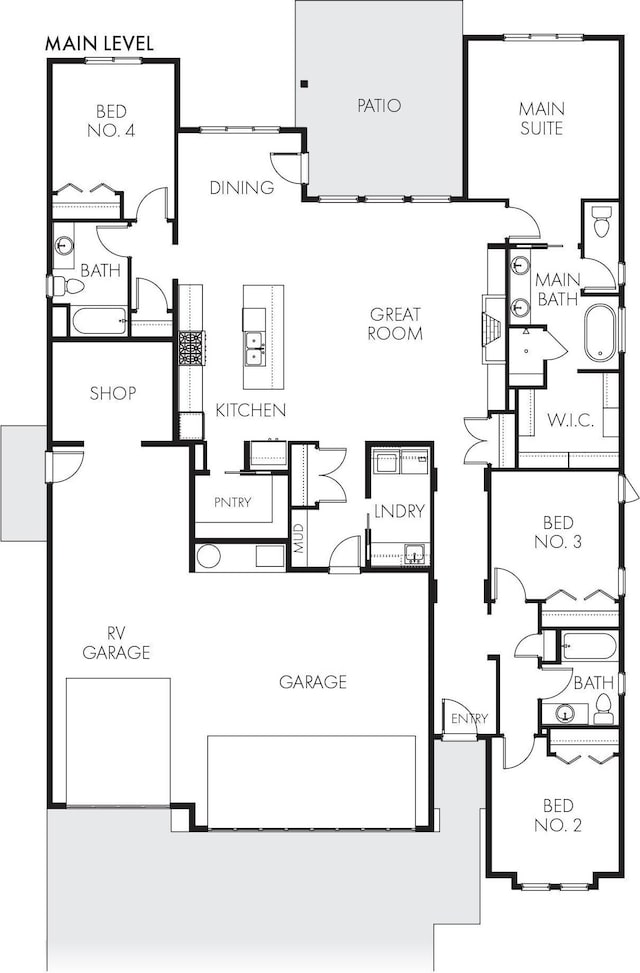 7029 S Tindaris Ave, Meridian, ID 83642 - view of floor plan / room layout