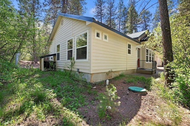 104 Sky Ridge Dr, Garden Valley, ID 83622 - view of side of home with metal roof
