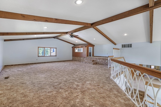 569 Spring Creek Rd, Burley, ID 83318 - additional living space with ceiling fan, carpet flooring, and recessed lighting