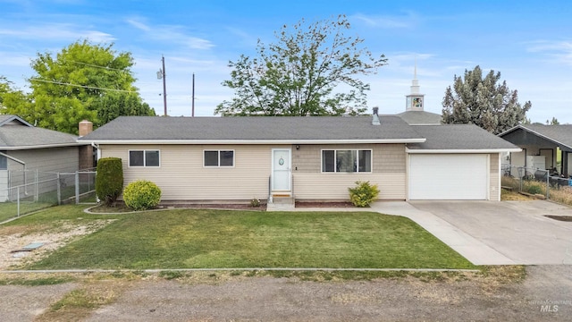 230 Sage St, Kimberly, ID 83341 - ranch-style house with concrete driveway and an attached garage