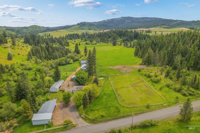 478AND716 Three Bear Rd, Kendrick, ID 83537 - bird's eye view of mountains and a heavily wooded area