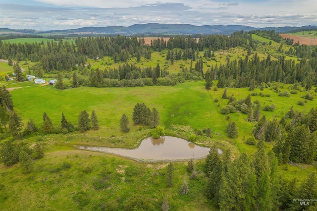 478AND716 Three Bear Rd, Kendrick, ID 83537 - aerial view of a mountain backdrop and a forest